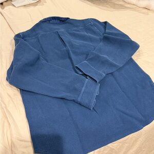 J crew mens waffle shirt XL